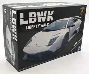 Aoshima 1/24 Scale 05992 Model Kit #20 - Lamborghini Murcielago LW White - Picture 1 of 5