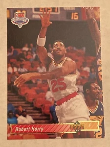 1992-93 Upper Deck Robert Horry novato Houston Rockets #7 Alabama Crimson Tide - Imagen 1 de 2