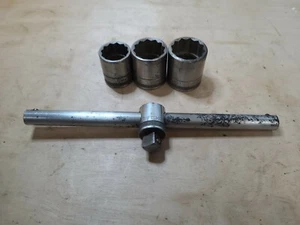 Craftsman BE 1/2 Inch T-handle Breaker Bar And Sockets - Picture 1 of 10