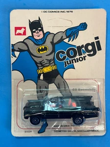 1976 Corgi  Junior BATMOBILE #69 MOC  1:64 - Unpunched & SEALED - Picture 1 of 4