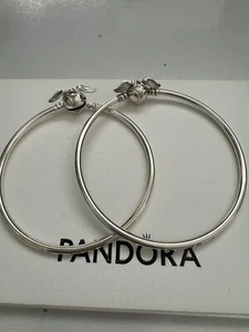 100% Genuine PANDORA Harry Potter Snitch Silver Bangle 598619C00 19cm & 21cm - Picture 1 of 8