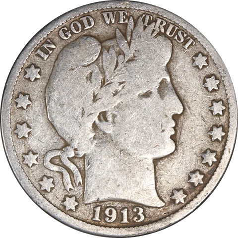 1913-D Barber Half Dollar Great Deals From The Executive Coin Company Cover
