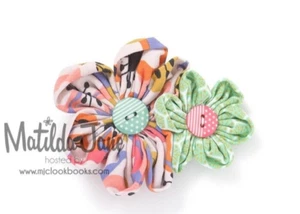 Girls Matilda Jane Adventure Begins Me Too Hair Floral Clip NWT 2" - Picture 1 of 1