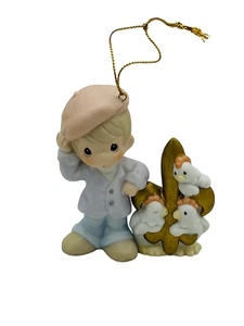 Precious Moments Say Oui to Our Love 3rd of 12 Days of Christmas Adorno - Imagen 1 de 5