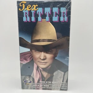 Tex Ritter Rare Double Feature Western VHS '30's OOP Riders Rockies Song Gringo - Picture 1 of 4