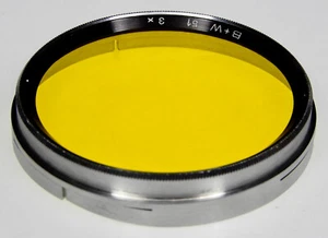 Filtro Amarillo B+W A51 para Sonnar temprano 8,5cm f2 sin filtro versión rosca - Imagen 1 de 12
