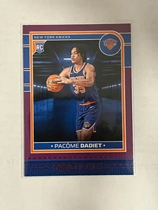 2024-25 Panini Nba Hoops - Rookie Pacome Dadiet #255 Purple (RC) - Picture 1 of 2