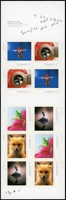 Estampillas de Canadá - Panel de folletos de 10 - Fotografía de vida silvestre, zorro, aves #2393a BK430 Foto 1 de 2