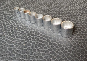 8 pc Craftsman 3/8" Drive SAE 12 Point Shallow Sockets 3/8" - 13/16" USA - Bild 1 von 4