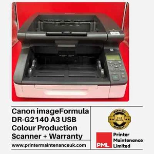 Canon imageFormula DR-G2140 A3 USB Colour Production Scanner Scan Count - 205229 - Picture 1 of 3