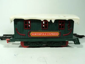 TOY STATE 1996 NORTH POLE CHRISTMAS EXPRESS TRAIN "North Pole Express" Box Car - Picture 1 of 6