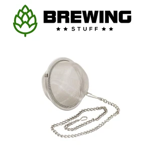 70mm Hop Bomb + 40cm chain Stainless Steel Dry Hopping Beer Home Brewing Ball - Picture 1 of 3