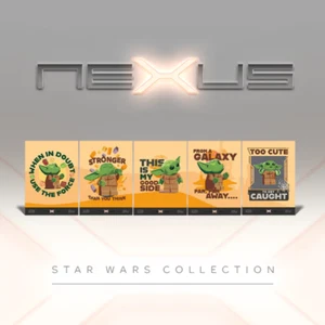 2022 Topps Star Wars Nexus Set 4 - Juego de 5 cartas GROGU THE CHILD (impresión: 142) - Imagen 1 de 16
