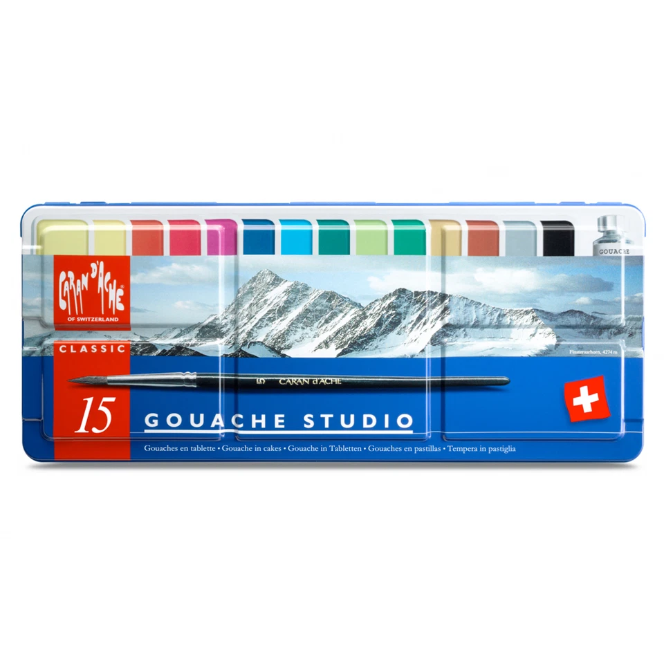 Caran D'ache Gouache Studio 15 Pans - image 1 of 1
