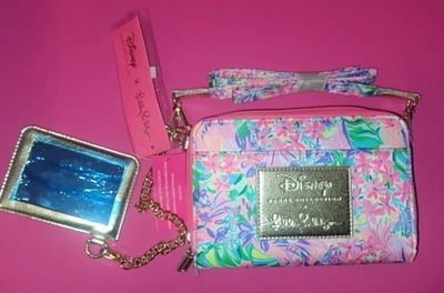 LILLY PULITZER x COLECCIÓN PARQUES DISNEY DREAMIN BANDOLERA MONEDERO BOLSO CARTERA Foto 1 de 4