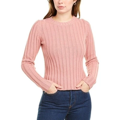 Suéter Pullover Vince Mujer Talla M Acanalado Grueso Rosa Nuevo con Etiquetas $265 Foto 1 de 4