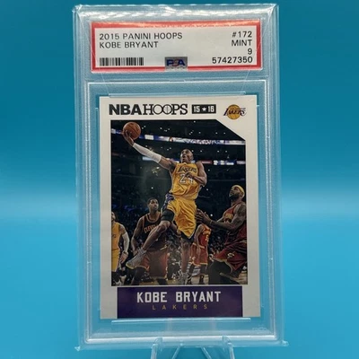 2015 PANINI HOOPS #172 KOBE BRYANT PSA 9 - Image 1 of 2