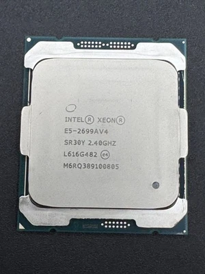 E5-2699AV4 INTEL XEON 22 CORE SR30Y 2.4GHZ 55MB 145W CPU PROCESSOR - Image 1 of 3