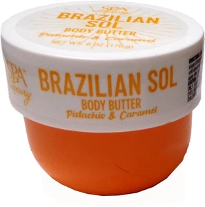 Spa Luxury Brazilian Sol Body Butter Pistachio & Caramel 6 oz. - Picture 1 of 2