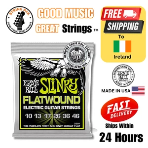 Ernie Ball Regular Slinky Cobalt Flatwound Electric Guitar Strings 10-46 Gauge - Imagen 1 de 5