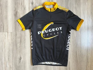 Camisa Ciclismo Deportiva Peugeot Cycles Burdigala De Colección Original Hecha Francia Ciclismo - Imagen 1 de 6