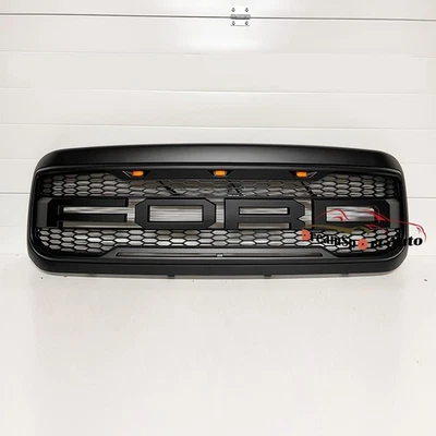 Front Grille For Ford F-250 F-350 1999- 2004 Super Duty Raptor Style Grill Black - Image 1 of 3
