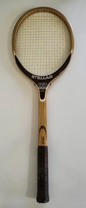 Vintage Stellar 000 Classic Wooden Tennis Racquet L4 1/2. Original Collectable - Picture 1 of 19