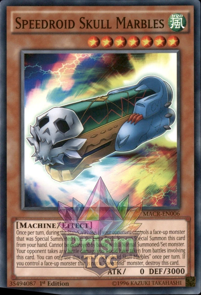 1st Ed Speedroid Skull Marbles MACR-EN006 Yugioh - Image 1 of 1