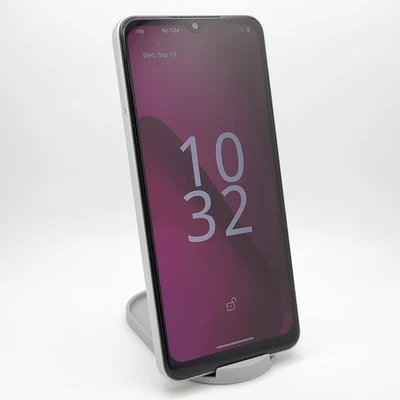 T-Mobile REVVVL 7 5G TMRV075G 128GB Buen Estado | Blanco | DESBLOQUEADO Foto 1 de 4