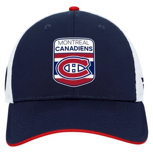 Fanatics NHL Montreal Canadiens Authentic Pro Draft Snapback Trucker Hat Cap - Bild 1 von 4