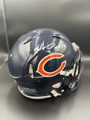 Casco Auténtico Mike Singletary Chicago Bears Inscripción HOF Foto 1 de 2