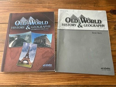 Abeka 5th Grade Student History Geography Book 4th Edition & Teacher Test Key - Image 1 of 3