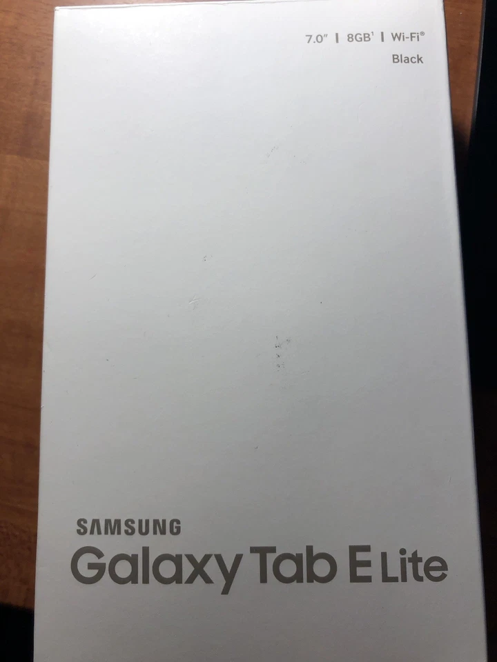 全新三星 Galaxy Tab E Lite 黑色 8GB 7.0” — 第 1/1 张图片
