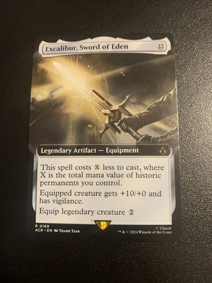 Excalibur, Sword of Eden Extended Art Near Mint Assassin's Creed MTG - Image 1 of 2