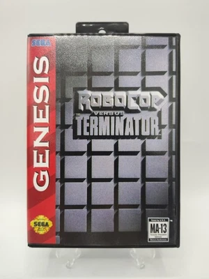 Robocop vs. The Terminator - (Sega Genesis 1993) Great Condition! Tested! READ! - Image 1 of 4