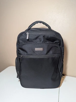 Kenneth Cole Reaction RTech 17 Black Laptop Backpack Travel Bag Carry On - Image 1 of 4