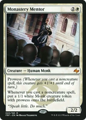 Monastery Mentor - Fate Reforged #020/185 MTG Magic The Gathering - Image 1 of 1