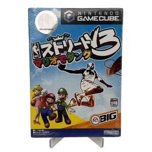 New Sealed NBA Street V3 Mario Nintendo GameCube Japanese - Fast Free Shipping - Picture 1 of 9