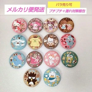 Sanrio Characters Embroidered Can Badge Set of 14 includes Hello Kitty My Melody - Picture 1 of 18