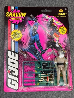 Hasbro G.I. Figura de acción Joe Shadow Ninja Slice 1993 sin usar, en caja Foto 1 de 3