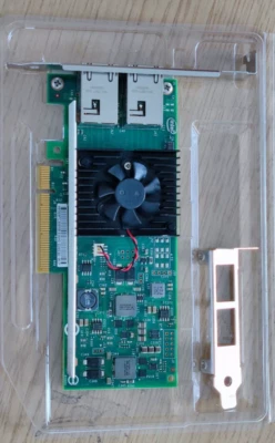 Dell Intel X540-T2 10GbE Dual Port Copper RJ-45 NIC Network Adapter - Image 1 of 4