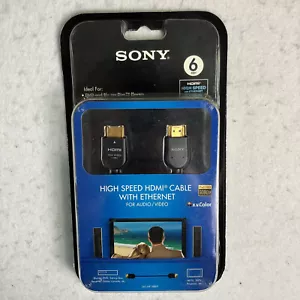 Sony High Speed HDMI Cable with Ethernet For Audio/Video - 6ft (1.8m) DLCHE18DBT - Imagen 1 de 6