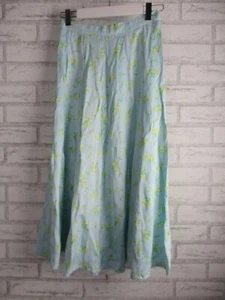Faithfull the Brand womens maxi skirt blue yellow floral print 8 - Picture 1 of 9