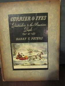 1942 Currier And Ives Printmakers To American - Harry Peters Art Book 192 Plates - Picture 1 of 7