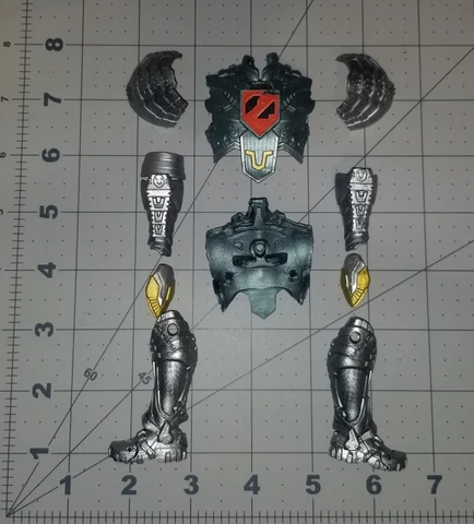 McFarlane DC General Zod Male Armor Set For 7" Custom Fodder Parts Cover