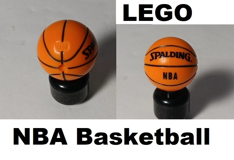 New LEGO Basketball Spalding 2003 NBA EXCELLENT PRINTED Sports Ball Orange Black - Image 1 of 1