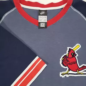 Maglia maglia St. Louis Cardinals uomo grande Nike Cooperstown blu Ozzie Smith - Foto 1 di 10