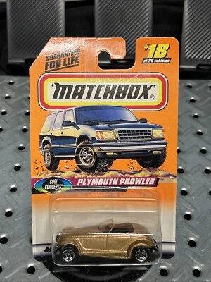 Matchbox 1998 18/75 Cool Concepts Plymouth Prowler 1:64 Diecast Car NIP - Image 1 of 4