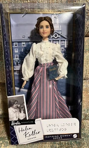 Barbie Signature Inspiring Women Serie Helen Keller Puppe NEU IM KARTON! - Bild 1 von 2