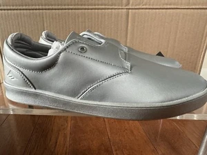 RARE Emerica Shoes Romero Skater - Silver Skate Shoes Mens Size 10 - Picture 1 of 12